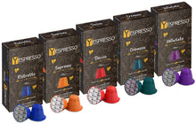Carica l'immagine nel visualizzatore di Gallery, Yespresso Nespresso Compatibili Grand Cru, 5 Miscele Differenti - 100 Capsule