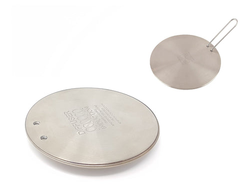 Ilsa Piastra Adattatore Induzione Universale 12 Centimetri 12 cm, Argento - Ilgrandebazar