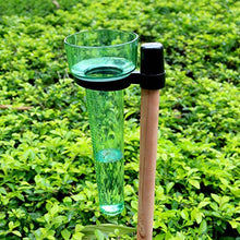 Carica l&#39;immagine nel visualizzatore di Gallery, Pluviometro e porta pluviometro in plastica, da esterni, per giardino, orto,... - Ilgrandebazar