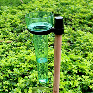 Pluviometro e porta pluviometro in plastica, da esterni, per giardino, orto,... - Ilgrandebazar