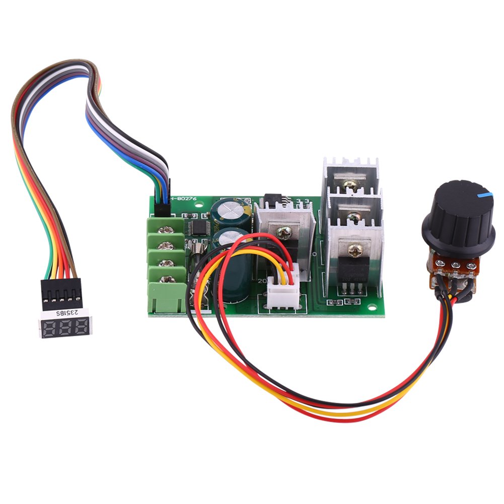 Regolatore di Velocità del Motore DC 6V 9V 12V 24V 36V 48V 60V 30A con...