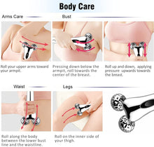 Carica l'immagine nel visualizzatore di Gallery, SUNMAY Massaggiatore Viso 3D con Rulli Massaggianti Regolabili - Microcurrent Cura della pelle Viso Massaggiatore Corpo Strumenti Rassodanti per Lifting Facciale a V, Impastare, Corpo Dimagrante Argento Bianco