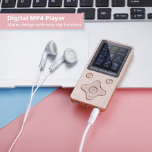 Carica l'immagine nel visualizzatore di Gallery, VBESTLIFE Lettore MP3 Digitale Mini USB MP3 Lettore Portatile MP3 Player Lettore Musicale con Auricolari MP3 / MP4 Music Player Supporto 32GB TF Card(Rosa)