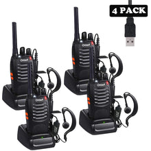 Carica l&#39;immagine nel visualizzatore di Gallery, Walkie Talkie Ricaricabil Lunga Distanza Walky Talky Professionali 4pack - Ilgrandebazar