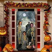 Carica l&#39;immagine nel visualizzatore di Gallery, Sfondo di Halloween Scheletro Cranio Fotografia Tema Halloween...