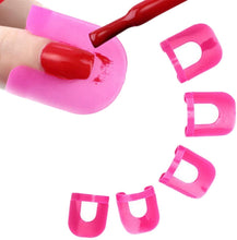 Carica l&#39;immagine nel visualizzatore di Gallery, 26 PCS Stencil per smalto,Protettore per unghie, smalto per unghie stencil in 10 misure Guida alla pittura per unghie kit per strumenti base per nail art