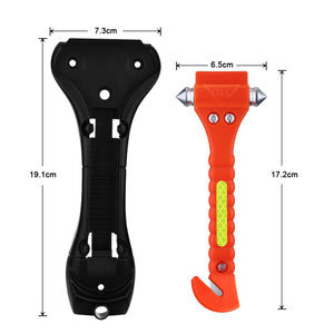 OMORC [2 Pezzi] Martello di Emergenza per Auto, Arancione - Ilgrandebazar