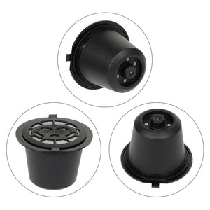Lictin Capsule per Caffè Ricaricabili Nespresso, 6 Tazze +2 Nero - Ilgrandebazar