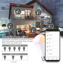 Carica l&#39;immagine nel visualizzatore di Gallery, EXTSUD Lampadina Intelligente 10W E27 RGB Dimmerabile WiFi Smart E27, Bianco - Ilgrandebazar