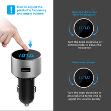 Carica l&#39;immagine nel visualizzatore di Gallery, TECKNET Bluetooth FM Transmitter, Wireless Trasmettitore Radio con Argento - Ilgrandebazar
