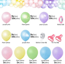 Carica l'immagine nel visualizzatore di Gallery, MMTX Palloncino Kit Ghirlanda,Kit Ghirlanda Palloncino Rosa e Oro Confetti Palloncini Lattice Riempito con Palloncino Nastro per Compleanno Sfondo di Nozze Decorazione per Feste (Verde)