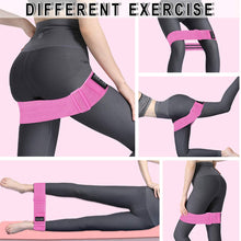 Carica l&#39;immagine nel visualizzatore di Gallery, REETEE Bande Elastiche di Resistenza Antiscivolo Elastiche Fitness in Tessuto, Regolabile Banda Elastica per allenare Glutei,Gambe e Tutto Il Corpo,Fasce Elastiche durevoli e Forti per Pilates,Yoga