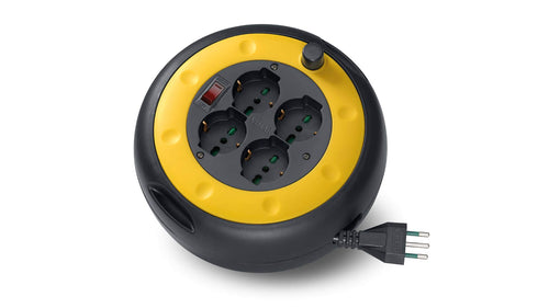 Vimar 0P32702 Avvolgicavo 10A 4 uscite universali, con Multicolore - Ilgrandebazar