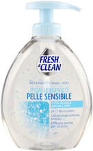 Carica l&#39;immagine nel visualizzatore di Gallery, Fresh &amp; Clean Detergente Mani -Viso Ipoallergenico Pelle Sensibile 300 ml