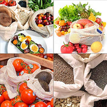Carica l&#39;immagine nel visualizzatore di Gallery, [Senza plastica]Sacchetti riutilizzabili , Sacchetti di Frutta e Verdura,...