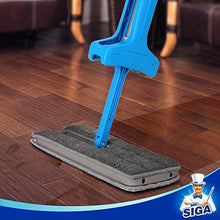 Carica l&#39;immagine nel visualizzatore di Gallery, MR. SIGA Dual Action Self-Wringing Flipping Flat Mop - Wet &amp; Dry Mopping in... - Ilgrandebazar