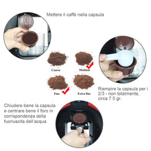 Carica l&#39;immagine nel visualizzatore di Gallery, Lictin Capsule per caffè ricaricabili capsule dolce 3 Pack, Marrone(3 Pezzi) - Ilgrandebazar