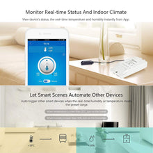 Carica l&#39;immagine nel visualizzatore di Gallery, SONOFF TH16+Sensor Si7021, 15A Interruttore Intelligente TH16+Si7021, Bianco - Ilgrandebazar