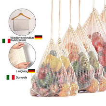 Carica l&#39;immagine nel visualizzatore di Gallery, [Senza plastica]Sacchetti riutilizzabili , Sacchetti di Frutta e Verdura,...