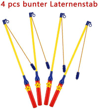 Carica l'immagine nel visualizzatore di Gallery, Nahsaria - 4 lanterne con LED, elettriche, per feste di compleanno per bambini, feste, asili, feste in costume, Halloween, Natale e molto altro