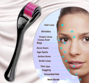 Derma Roller Boolavard® TM + custodia da viaggio GRATIS - Dermaroller 0.5 mm - Ilgrandebazar