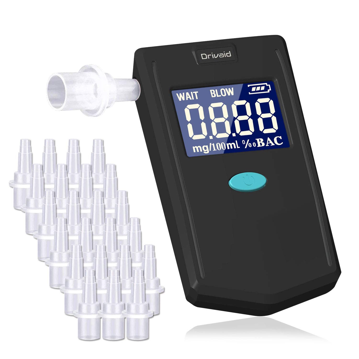 Drivaid Etilometro Portatile Digitale, Professionale Alcool Test Com.. –