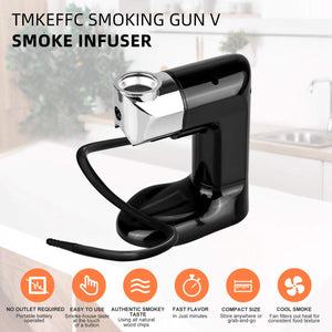 TMKEFFC Pistola Affumicatore per Alimenti, Handheld Cocktail Affumicato... - Ilgrandebazar