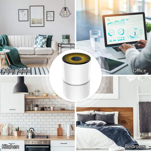Purificatore d'Aria HEPA con Aromaterapia, Decibel Basso,Ottimo per...