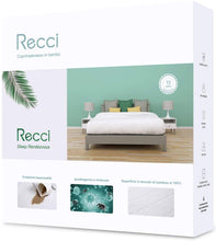 Carica l'immagine nel visualizzatore di Gallery, RECCI Coprimaterasso 120x190/200 - Coprimaterasso Impermeabile 120x190/200, 100% Bambu Copri Materassi, Proteggi Materasso, Super Morbido, Altamente Traspirante, Silenzioso [ 120x190/200 cm ]