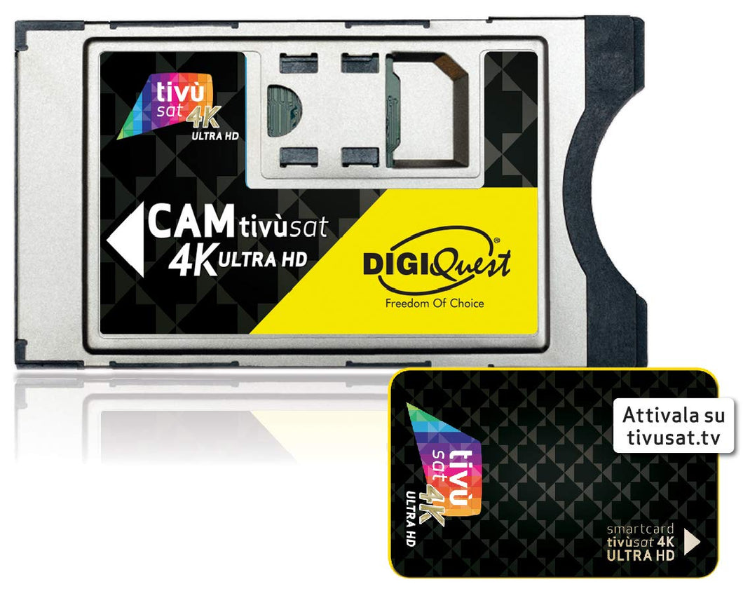 Digiquest CAM tivùsat 4K Ultra HD - Ilgrandebazar