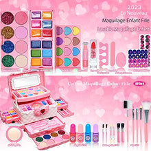 Carica l'immagine nel visualizzatore di Gallery, EVACOK Set di Trucchi per Bambini e Bambine, 57 pezzi Set per il Trucco per Bambini, per ragazze, Giocattoli, Halloween, Natale, Regalo di Compleanno per Ragazze 4, 5, 6, 7, 8, 9, 10 anni