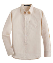Carica l&#39;immagine nel visualizzatore di Gallery, Spring&amp;Gege Camicia da ragazzo a maniche lunghe, uniforme formale, in twill... - Ilgrandebazar
