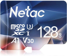 Carica l&#39;immagine nel visualizzatore di Gallery, Netac 128G Scheda Micro SD, Scheda di Memoria A1, U3, C10, V30, 4K, 667X, UHS-I velocità Fino a 100/30 MB/Sec(R/W) Micro SD Card per Telefono, Videocamera, Switch, Gopro, Tablet