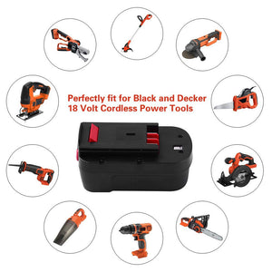 A18 3.0Ah Ni-Mh Sostituzione batteria per Black & Decker 18V A1718 - Ilgrandebazar