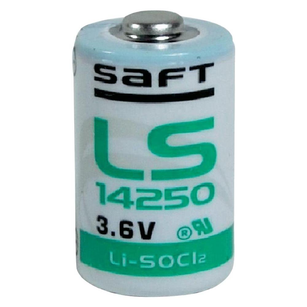 Saft, Ls 14250, Batteria 1/2 Aa, 3,6 V, Al Litio Cloruro Di Tionile, bianco
