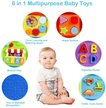 Carica l'immagine nel visualizzatore di Gallery, AiTuiTui Cubo attività Bambino, 6-in-1 Multifunzione Giochi Centri Educativi Prima Scatola di apprendimento Infanzia Giocattoli per Bambini Regalo di Natale Compleanno Standard