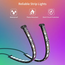 Carica l&#39;immagine nel visualizzatore di Gallery, Govee Striscia LED Auto con Telecomando, Aggiornato 2-in-1 Design 4*22cm, Rgb - Ilgrandebazar