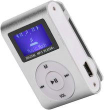 Carica l'immagine nel visualizzatore di Gallery, Mini Lettore Musicale MP3 Hi-Fi Portatile con Suono Senza Perdita con Slot di Memoria e Batteria a Lunga Durata per Esterni, Cuffie Incluse, Supporto Fino a 32 GB, Nero/Bianco(Argento)