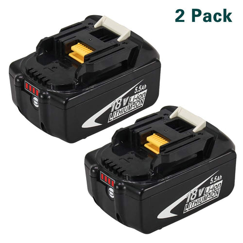 BL1860B Sostituzione 5,5 Ah batteria per Makita 18 V al litio BL1860 5.5Ah-2 - Ilgrandebazar