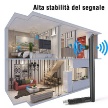 Carica l&#39;immagine nel visualizzatore di Gallery, Adattatore Antenna WiFi USB 1200 Mbps LOFTER Wi-Fi - Ilgrandebazar