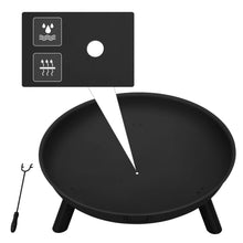 Carica l&#39;immagine nel visualizzatore di Gallery, SONGMICS Braciere, Riscaldatore Esterno, Braciere da Giardino con... - Ilgrandebazar