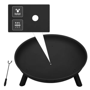 SONGMICS Braciere, Riscaldatore Esterno, Braciere da Giardino con... - Ilgrandebazar