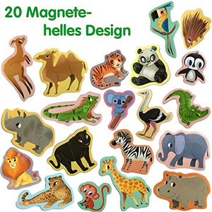 MAGDUM Calamite Bambini Animali ZOO – GRANDI calamite frigo bambini... - Ilgrandebazar