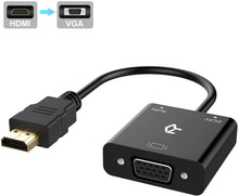 Carica l'immagine nel visualizzatore di Gallery, Rankie, adattatore da HDMI a VGA con porta audio da 3,5 mm – nero