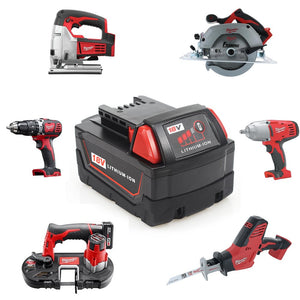 Waitley M18 18V 5.0Ah Batteria agli ioni di litio ricambio per 5.0A - Ilgrandebazar