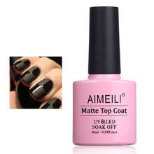 Carica l&#39;immagine nel visualizzatore di Gallery, AIMEILI Matte Top Coat Opaca Smalto Semipermente in Gel Soak top coat - Ilgrandebazar