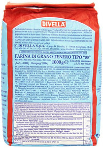 Divella, Farina di Grano Tenero Tipo "00" - 1 kg - Ilgrandebazar