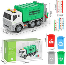 Carica l'immagine nel visualizzatore di Gallery, Kramow Camion della Spazzatura con Luci e Suoni,Camion Giocattolo per Bambini 2 Anni 3 Anni 4 Anni,Giocattoli Educativi per Ragazzi Ragazze