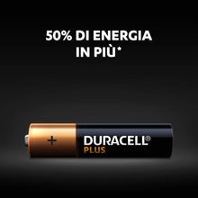 Carica l'immagine nel visualizzatore di Gallery, Duracell Plus AAa, Batterie Ministilo Alcaline, 1.5 V LR03 MN2400,... - Ilgrandebazar