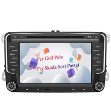 Carica l&#39;immagine nel visualizzatore di Gallery, AWESAFE Autoradio 2 Din per VW Volkswagen Golf 5 6 Polo Passat Skoda Seat Tiguan, 7 Pollici con GPS Navigatore Car Radio Supporta la funzione Comandi al volante Bluetooth Vivavoce CD DVD SD USB RDS